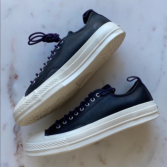 NWT converse chuck 70 ox black leather - Picture 5 of 9